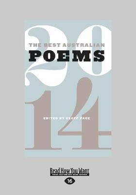 Book cover for The Best Australian Poems 2014