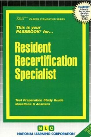 Cover of Resident Re-Certification Specialist