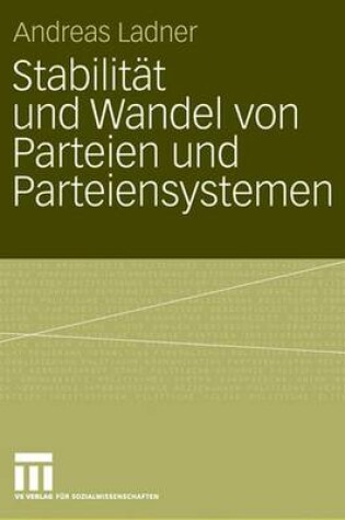 Cover of Stabilitat und Wandel von Parteien und Parteiensystemen