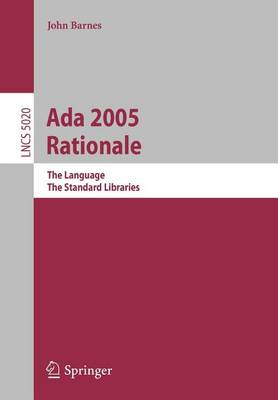 Book cover for ADA 2005 Rationale