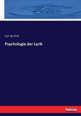 Book cover for Psychologie der Lyrik