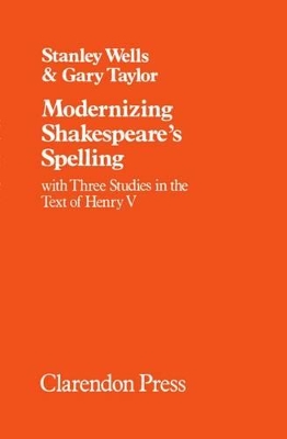 Book cover for Modernizing Shakespeare's Spelling