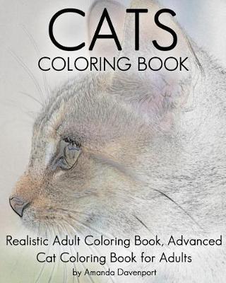 Book cover for Cats Coloring Book