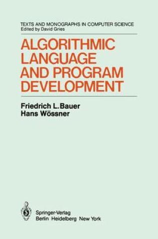 Cover of Algorithmic Language and Program Development