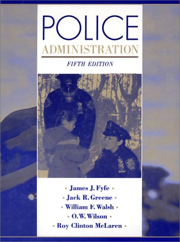 Book cover for Police Administration