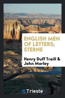 Book cover for English Men of Letters; Sterne