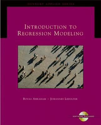 Book cover for Introduction to Regression Modeling (with CD-ROM)