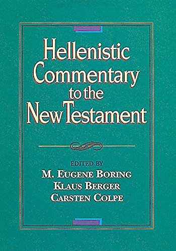 Book cover for Hellenistic Commentary to the New Testament