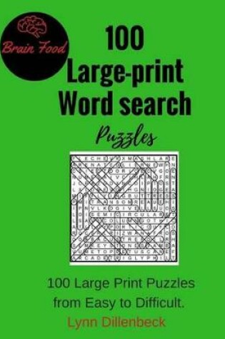 Cover of 100 Large-print Word Search Puzzles