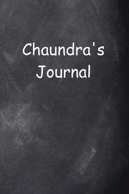 Book cover for Chaundra Personalized Name Journal Custom Name Gift Idea Chaundra