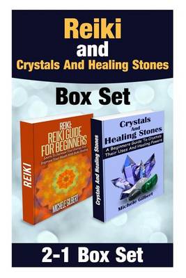 Book cover for Reiki and Crystals And Healing Stones Box Set