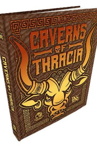 Cover of The Caverns of Thracia (DCC RPG) Minotaur Hide Cover