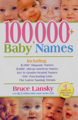 Book cover for 100,000 + Baby Names