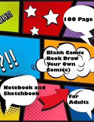 Book cover for Blank Comic Book Draw Your Own Comics