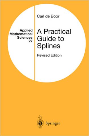 Book cover for A Practical Guide to Splines