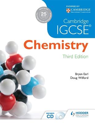 Book cover for Cambridge IGCSE Chemistry 3rd Edition plus CD