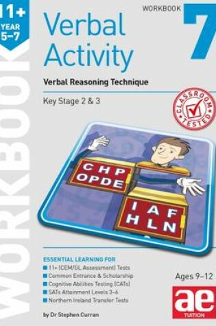 Cover of 11+ Verbal Activity Year 5-7 Workbook 7