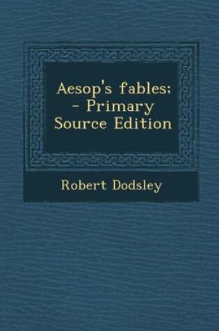 Cover of Aesop's Fables;