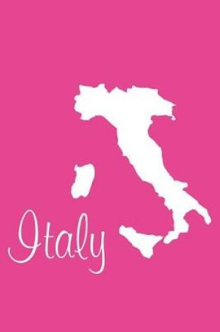 Cover of Italy - Fuchsia Blank Notebook