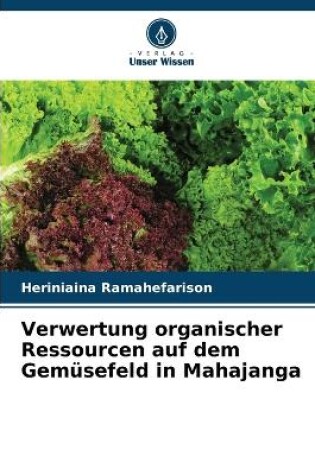 Cover of Verwertung organischer Ressourcen auf dem Gemüsefeld in Mahajanga