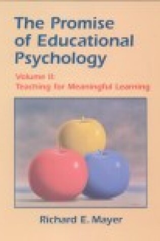Cover of Promise of Educational Psychology, The, Volume II