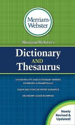 Cover of Merriam-Webster's Dictionary and Thesaurus