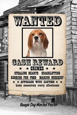 Book cover for Beagle Dog Wanted Poster