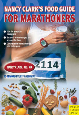 Book cover for Nancy Clark's Food Guide for Marathoners