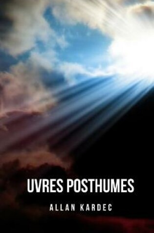 Cover of uvres posthumes