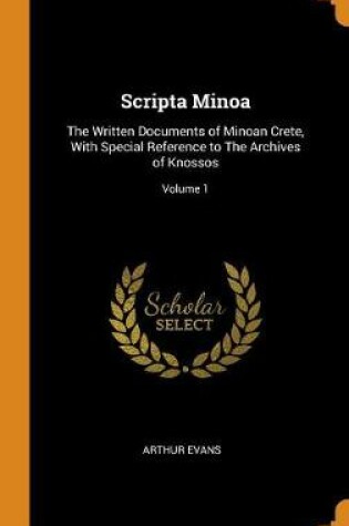 Cover of Scripta Minoa