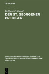 Book cover for Der St. Georgener Prediger