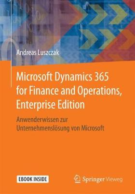 Book cover for Microsoft Dynamics 365 for Finance and Operations, Enterprise Edition