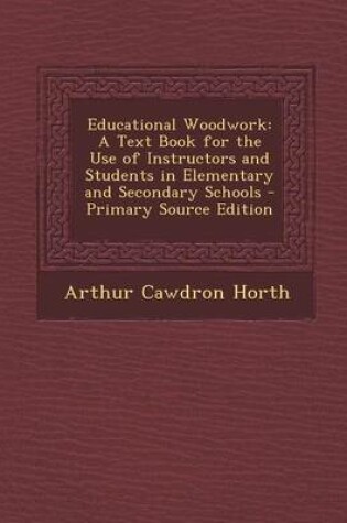 Cover of Educational Woodwork