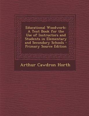 Book cover for Educational Woodwork