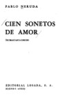 Book cover for Cien Sonetos de Amor