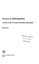 Book cover for Access to Information