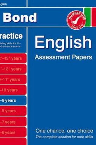 Cover of Bond English Assessment Papers 8-9 Years