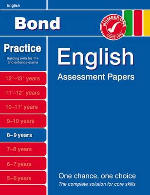 Book cover for Bond English Assessment Papers 8-9 Years