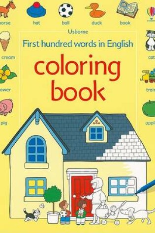 Cover of First Hundred Words in English Coloring Book