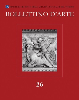 Cover of Bollettino d'Arte 26, 2015. Serie VII-Fascicolo N. 26