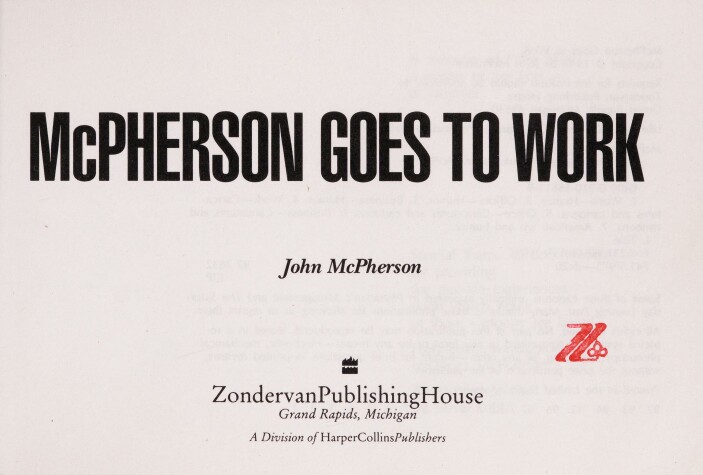 Book cover for Mcpherson Goes to Work