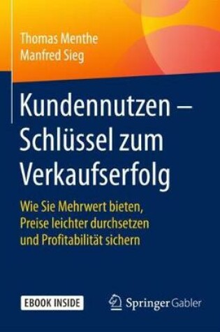 Cover of Kundennutzen - Schlussel Zum Verkaufserfolg