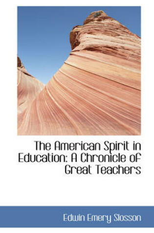 Cover of The American Spirit in Education
