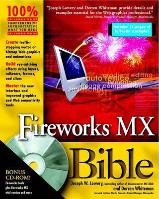 Book cover for Fireworks MX Bible