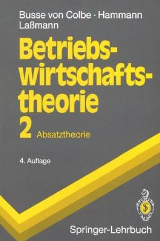 Cover of Betriebswirtschaftstheorie