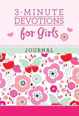 Book cover for 3-Minute Devotions for Girls Journal
