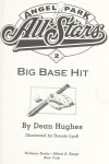 Book cover for Big Base Hit (Angel Park All-S