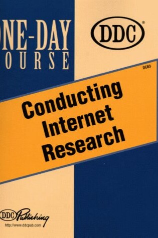 Cover of Conducting Internet Research