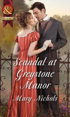 Book cover for Scandal at Greystone Manor