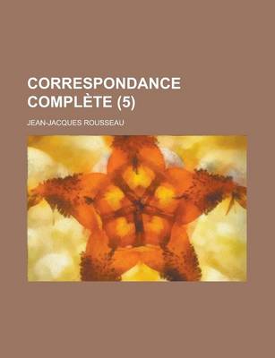 Book cover for Correspondance Complete (5 )